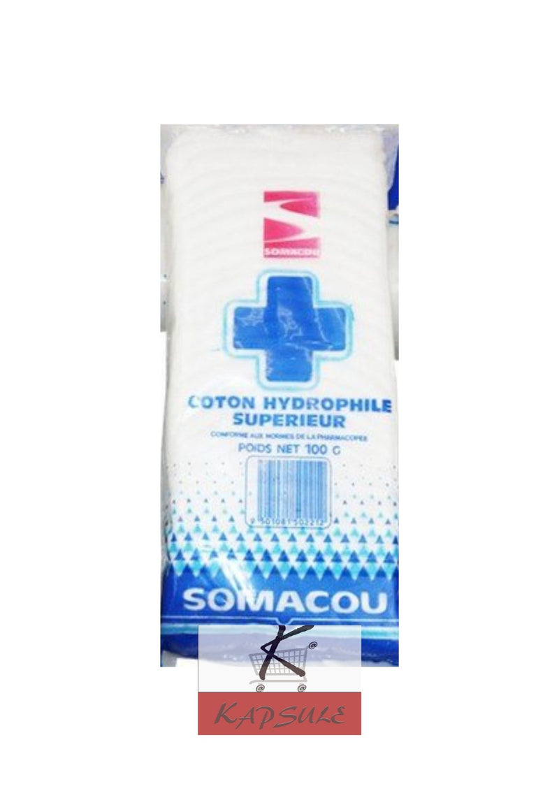 Coton hydrophile de qualité Somacou paquet de 50g - Kibo